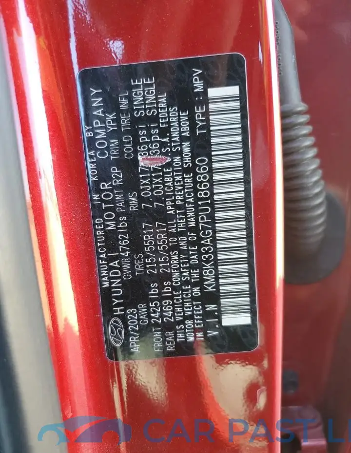 KM8K33AG7PU186860# 14