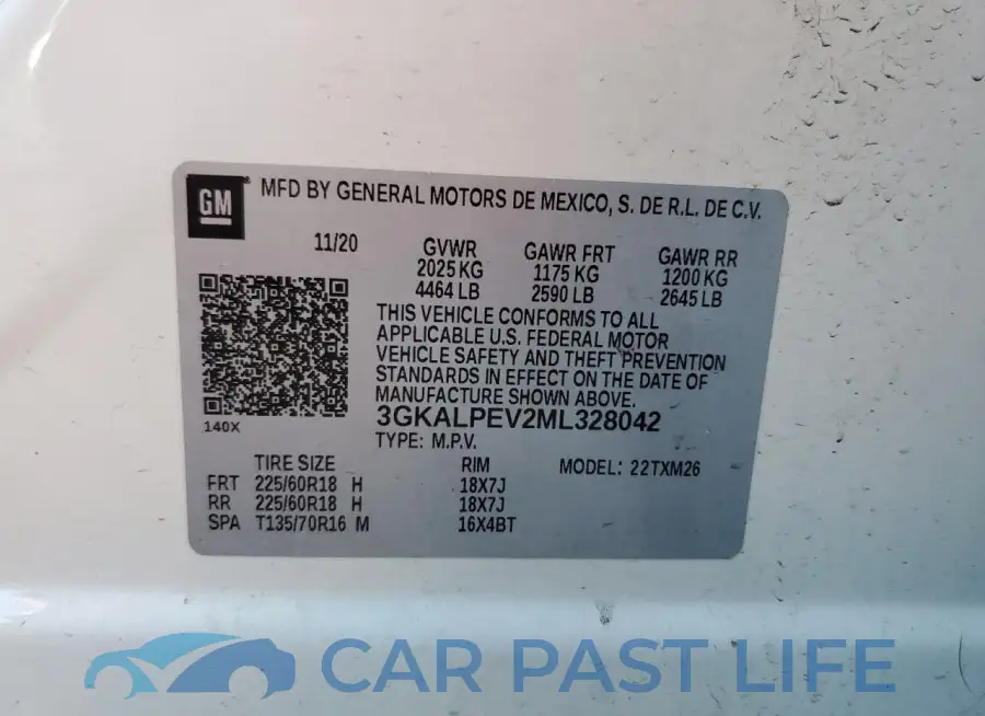 3GKALPEV2ML328042# 13
