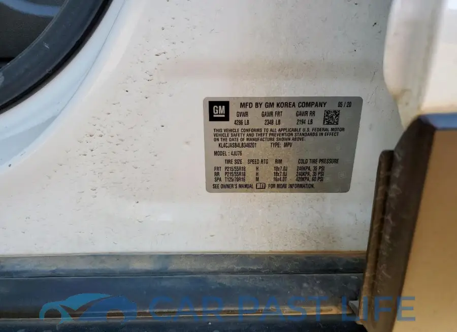 KL4CJASB4LB346201# 13
