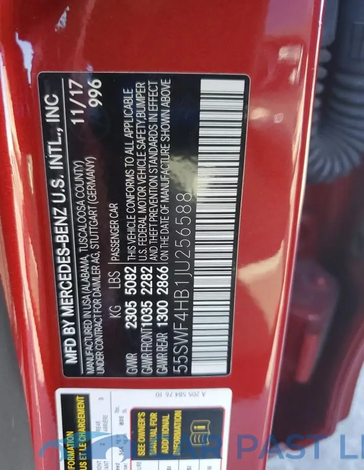 55SWF4HB1JU256588# 12