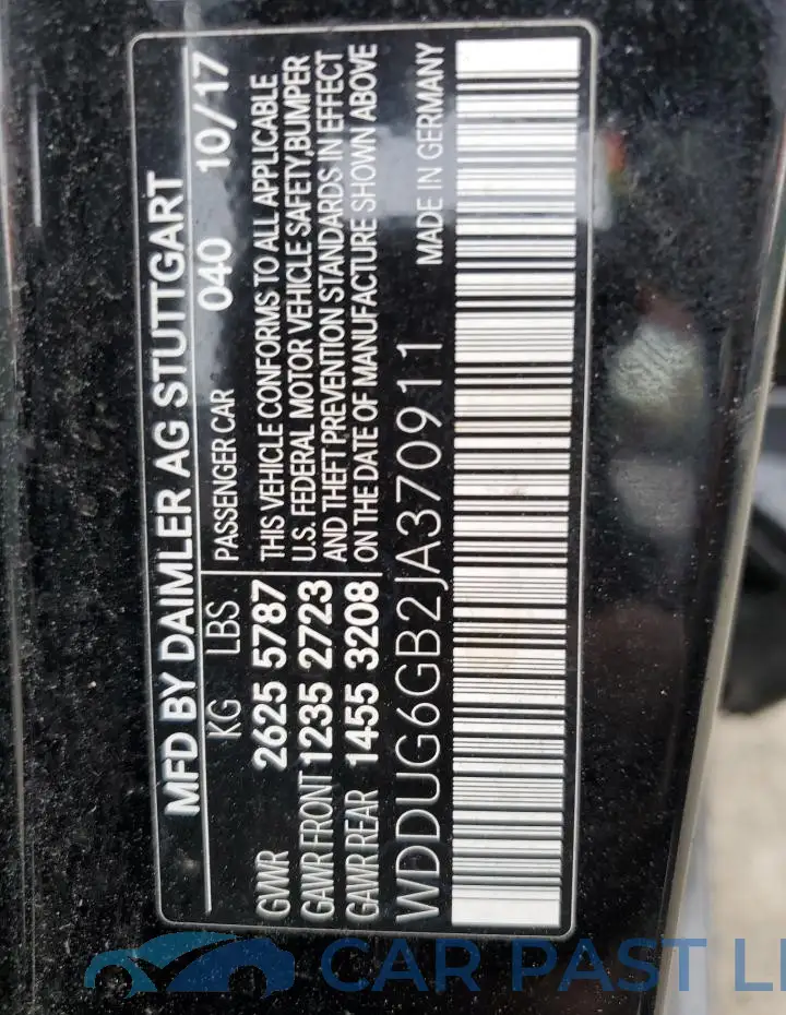WDDUG6GB2JA370911# 13