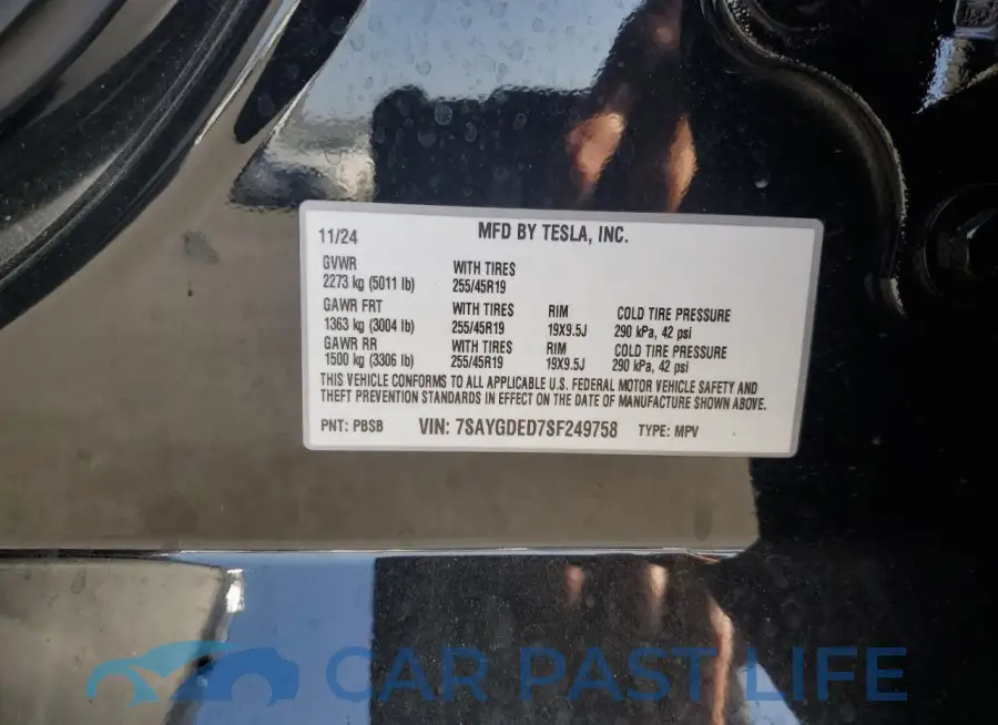 7SAYGDED7SF249758# 13