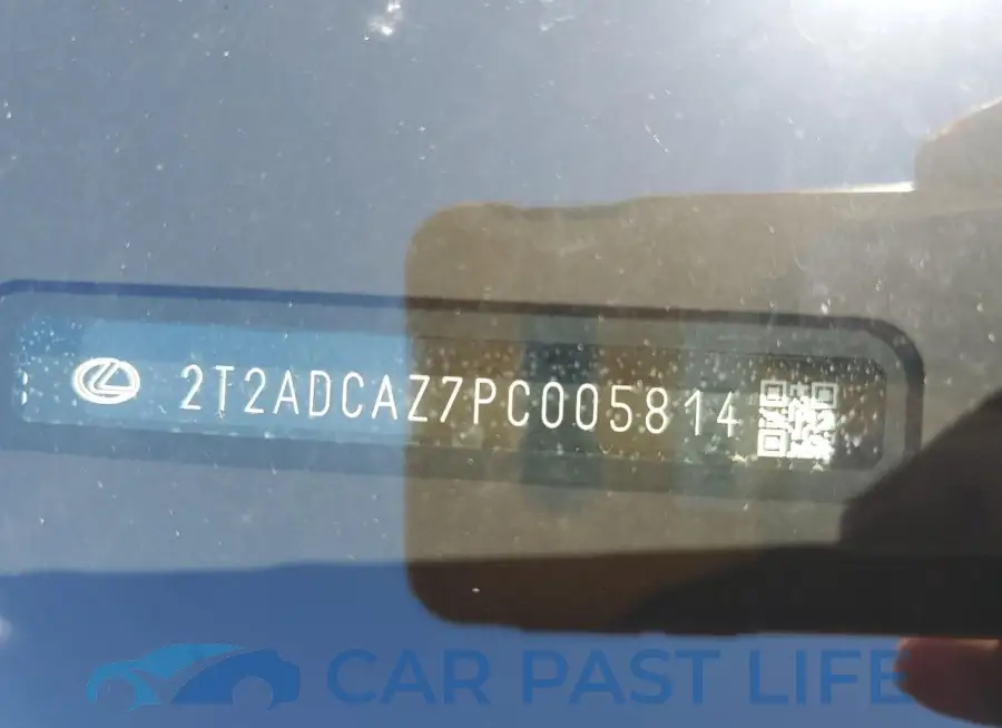 2T2ADCAZ7PC005814# 12