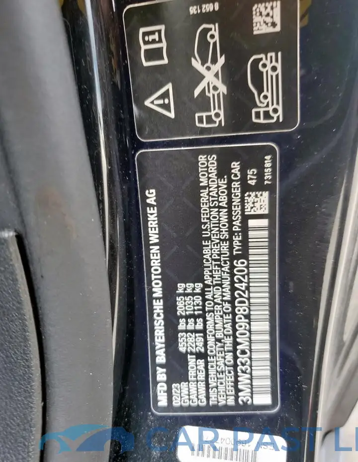3MW33CM09P8D24206# 12