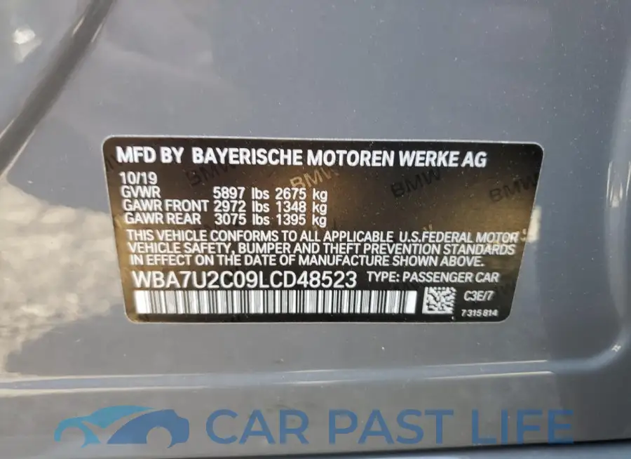 WBA7U2C09LCD48523# 12