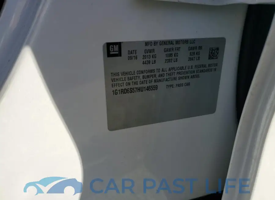 1G1RD6S57HU146559# 12