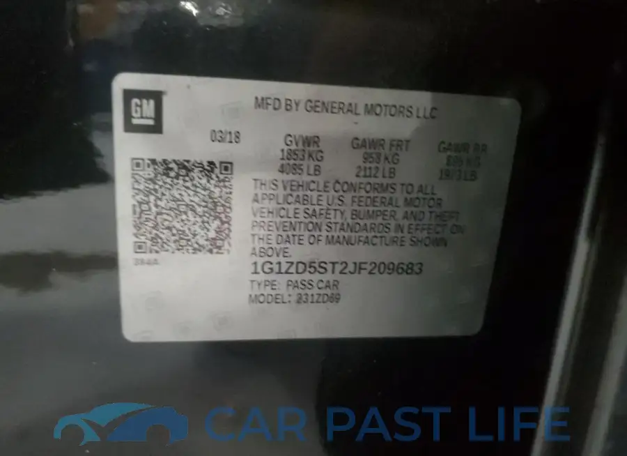 1G1ZD5ST2JF209683# 12
