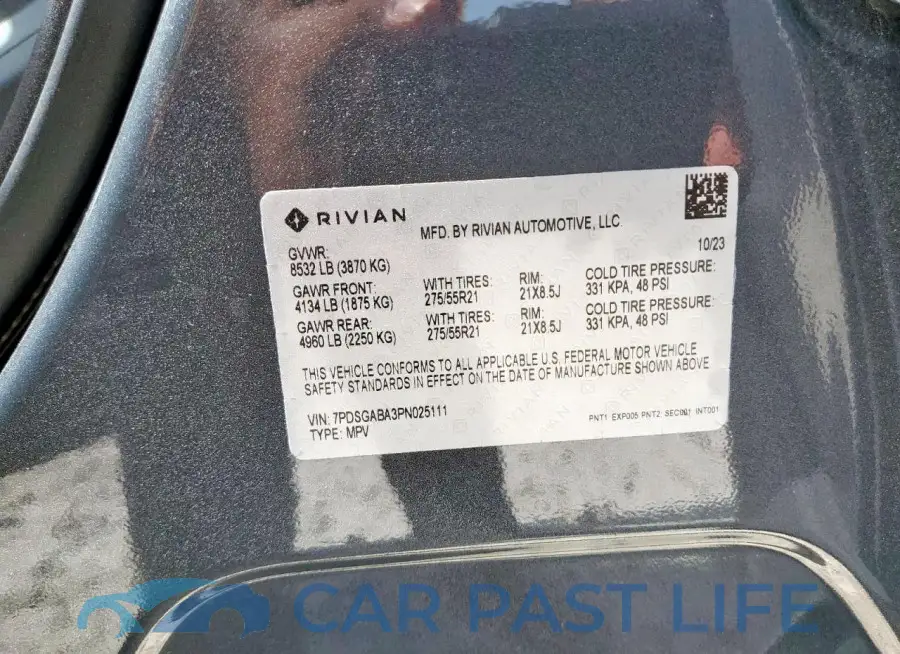 7PDSGABA3PN025111# 13