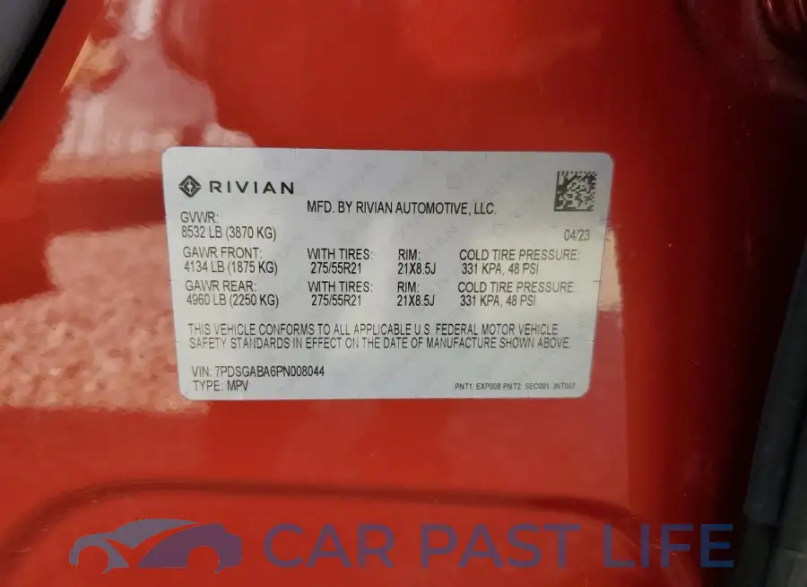 7PDSGABA6PN008044# 14