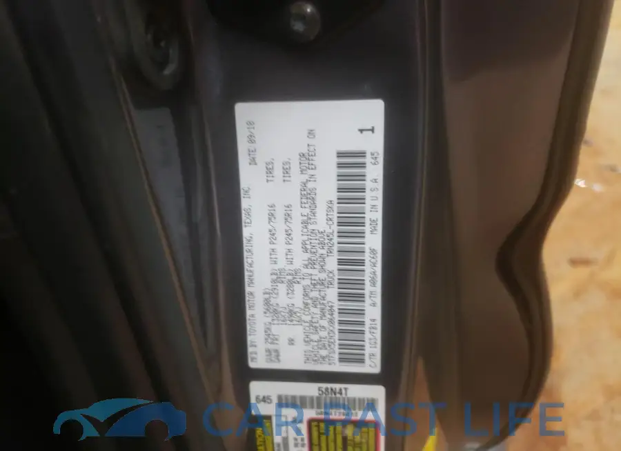 5TFSX5EN3KX064047# 12