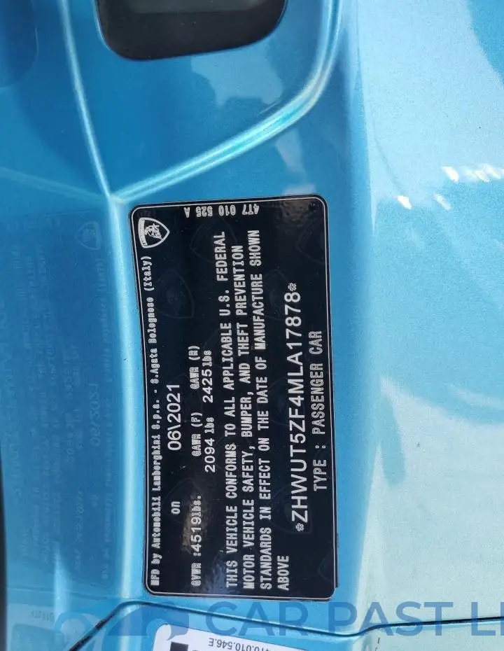 ZHWUT5ZF4MLA17878# 13