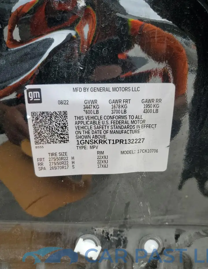1GNSKRKT1PR132227# 13