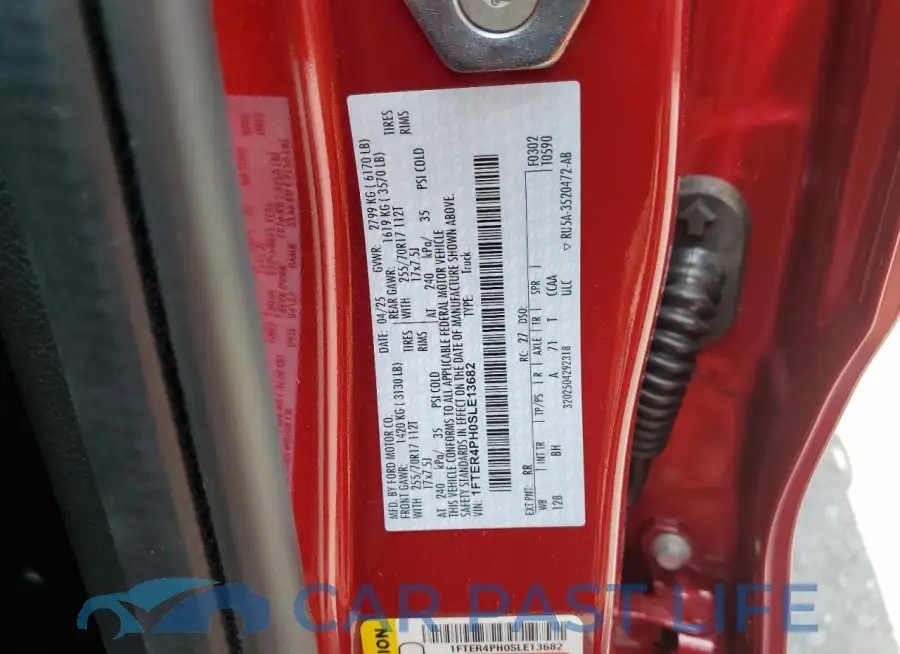 1FTER4PH0SLE13682# 12