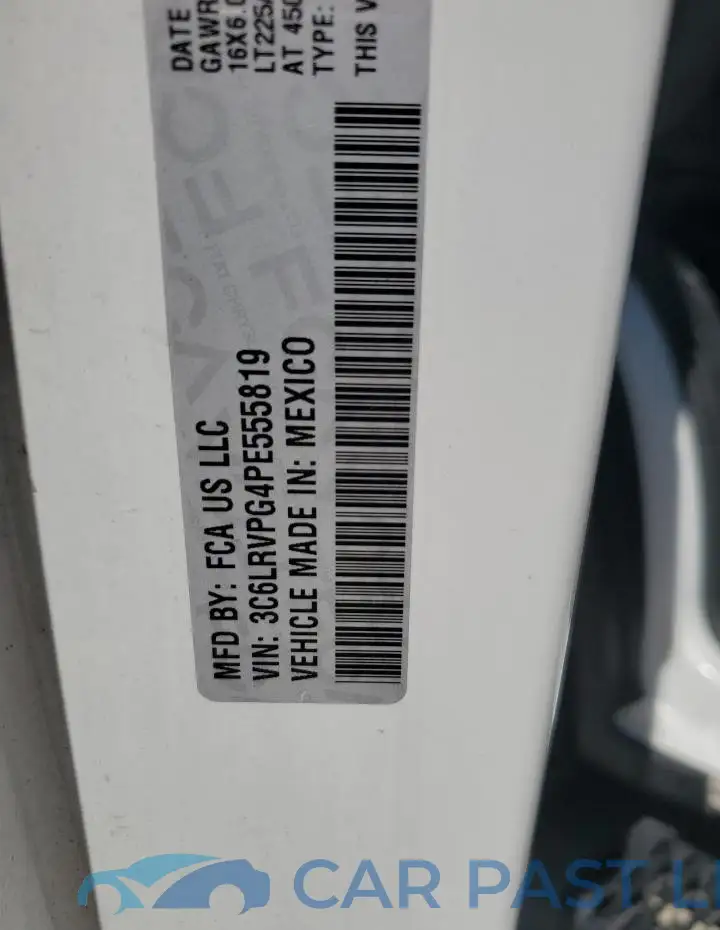3C6LRVPG4PE555819# 13