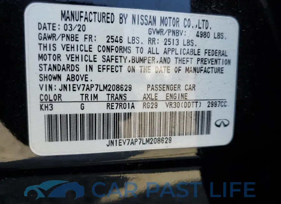 JN1EV7AP7LM208629# 12