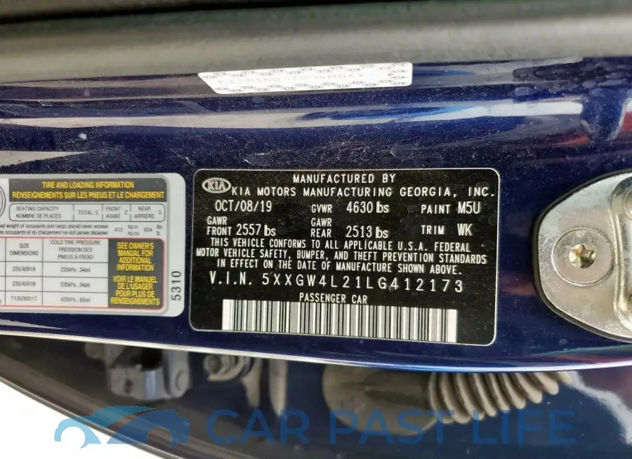 5XXGW4L21LG412173# 12