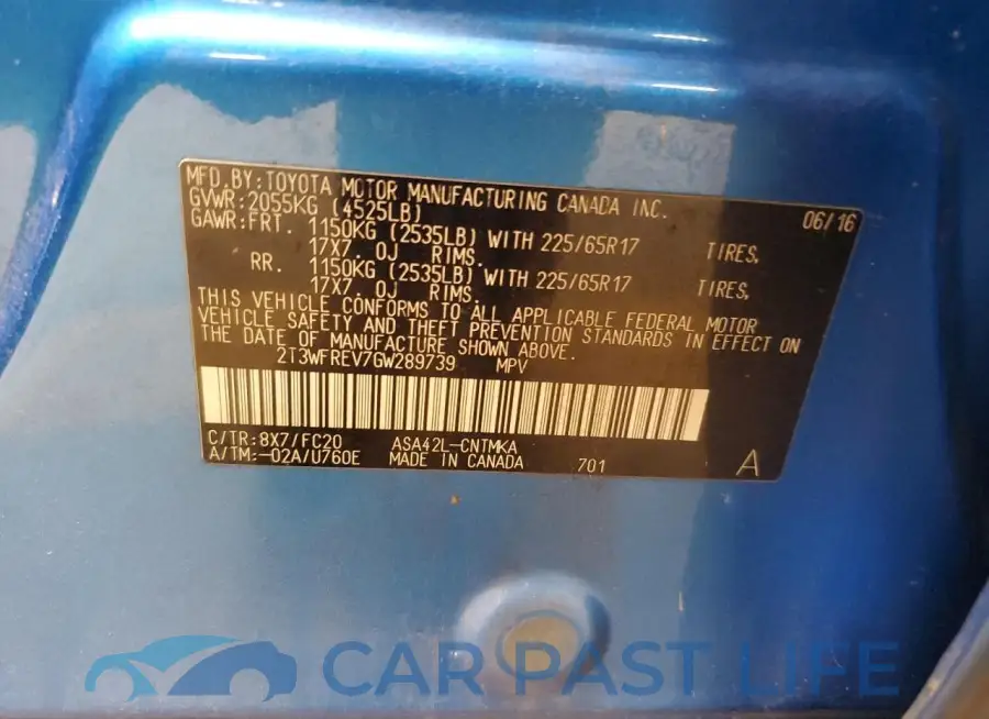 2T3WFREV7GW289739# 13