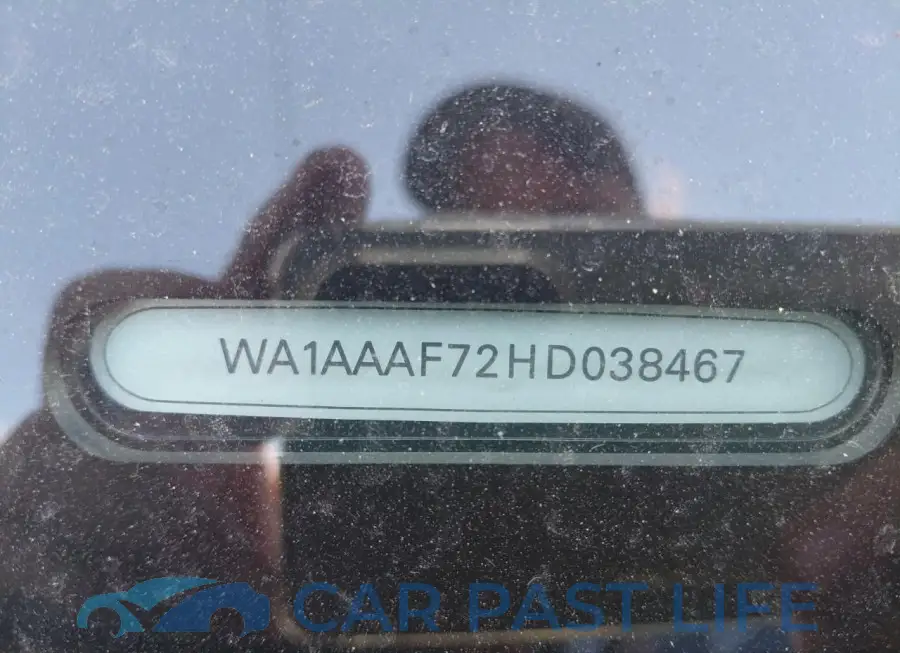 WA1AAAF72HD038467# 11