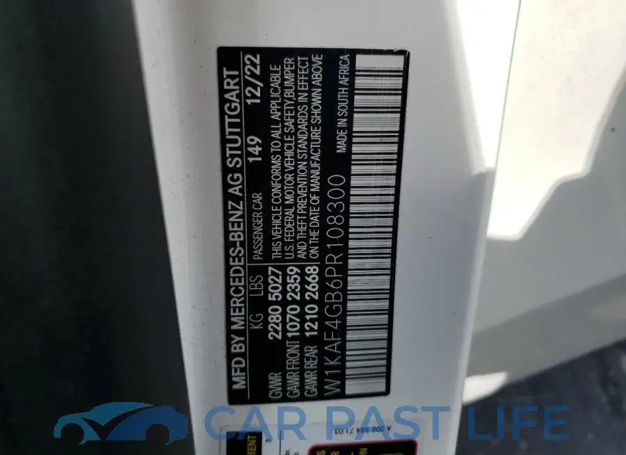 W1KAF4GB6PR108300# 12