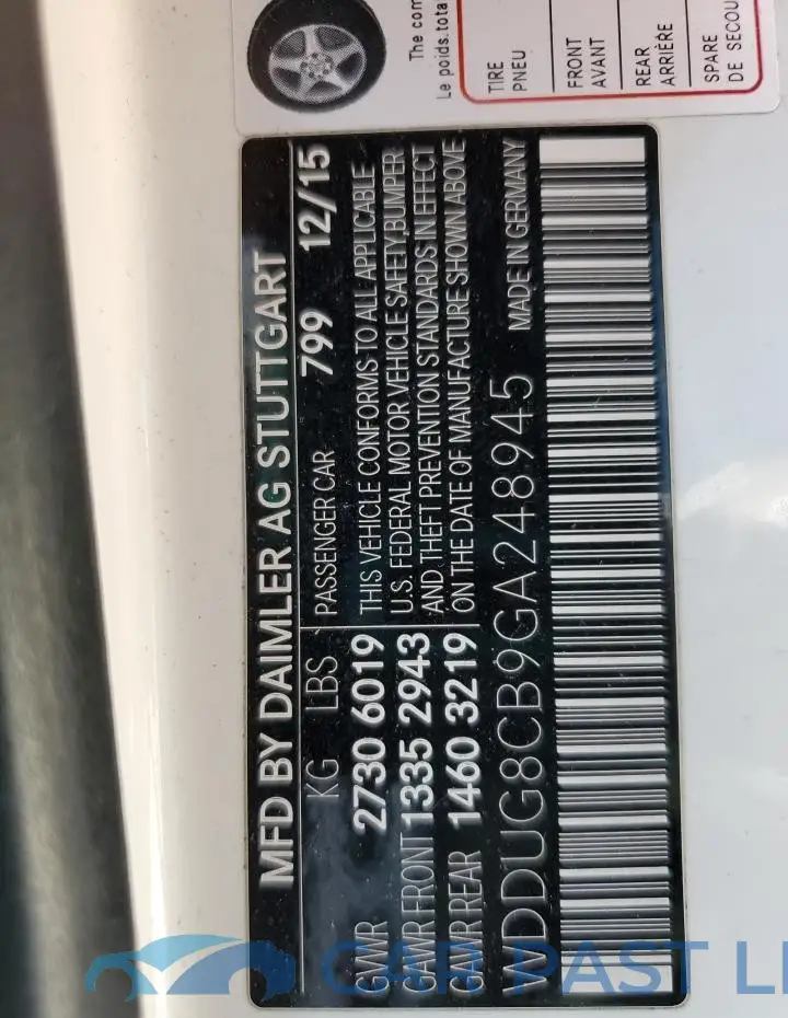 WDDUG8CB9GA248945# 12