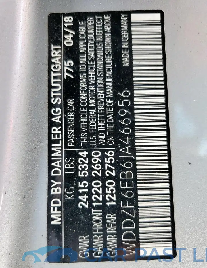 WDDZF6EB6JA466956# 13