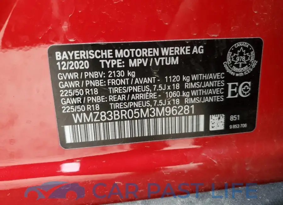 WMZ83BR05M3M96281# 12