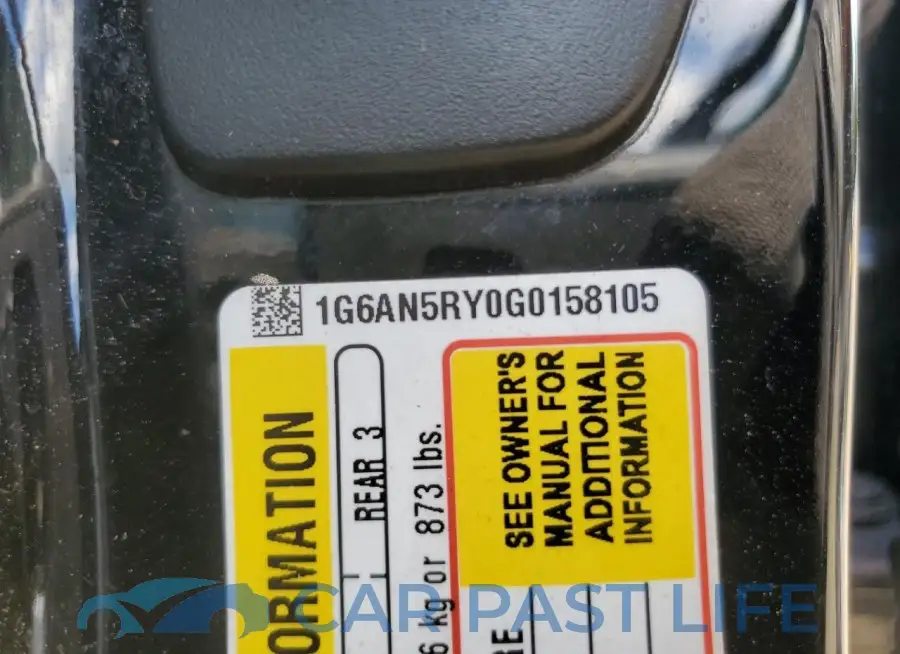 1G6AN5RY0G0158105# 12