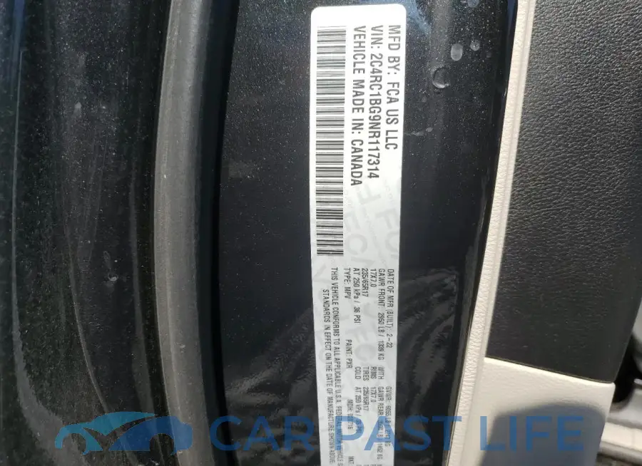 2C4RC1BG9NR117314# 13