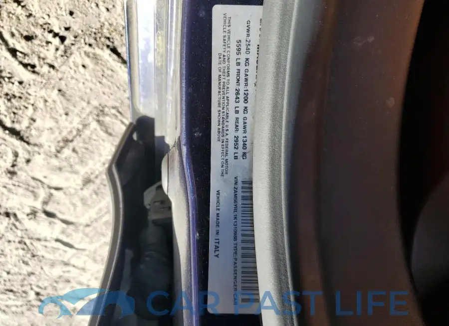 ZAM56YRL1K1310988# 12