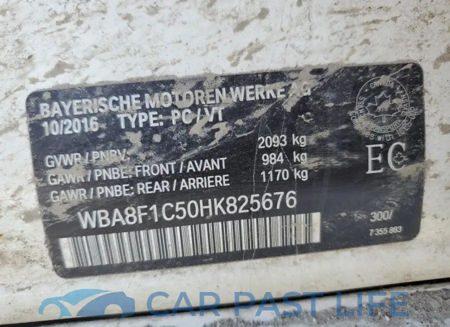 WBA8F1C50HK825676# 12