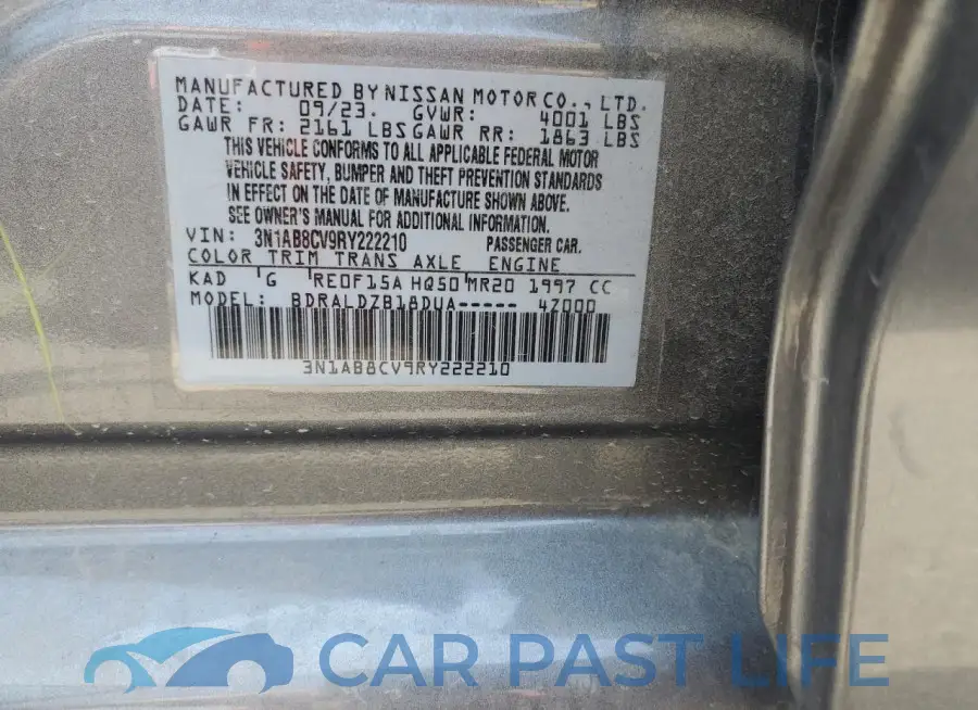 3N1AB8CV9RY222210# 13