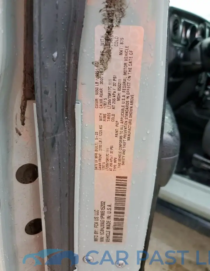 1C4HJXAG1PW615202# 12