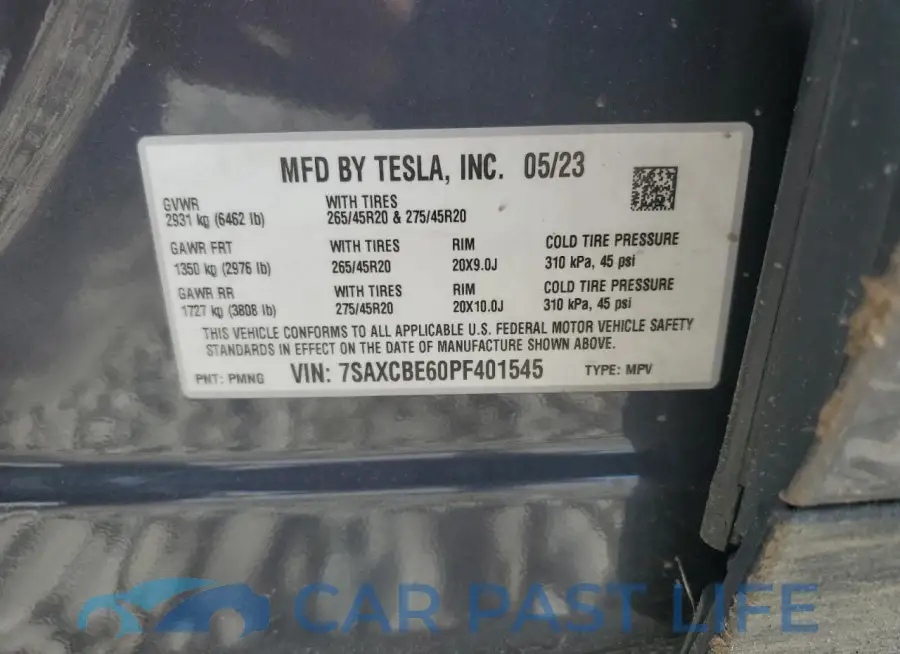7SAXCBE60PF401545# 12