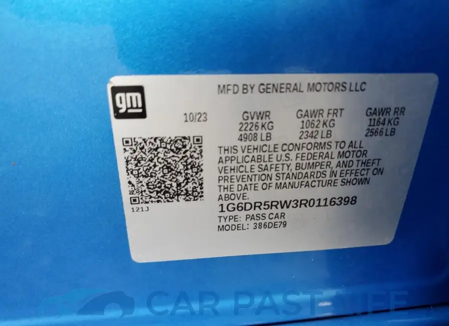 1G6DR5RW3R0116398# 12