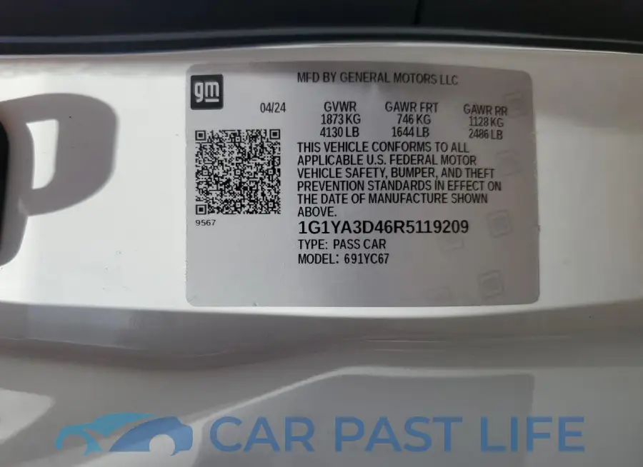 1G1YA3D46R5119209# 13