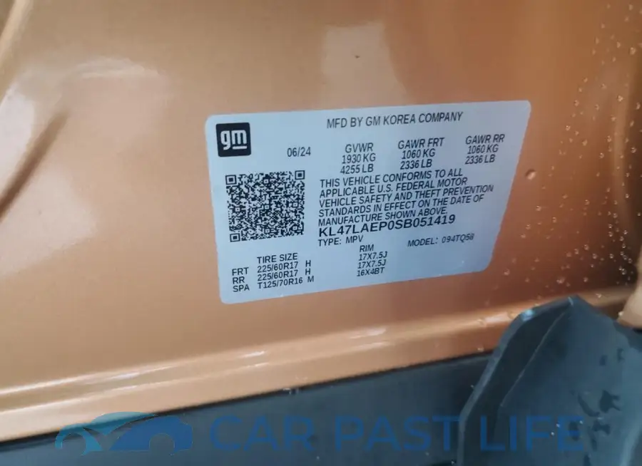 KL47LAEP0SB051419# 13