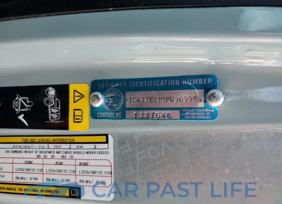 1C4JJXSJ9PW565984# 13