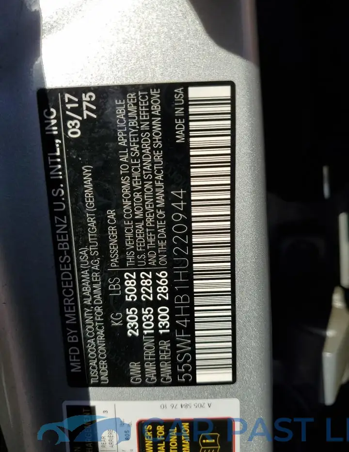 55SWF4HB1HU220944# 12