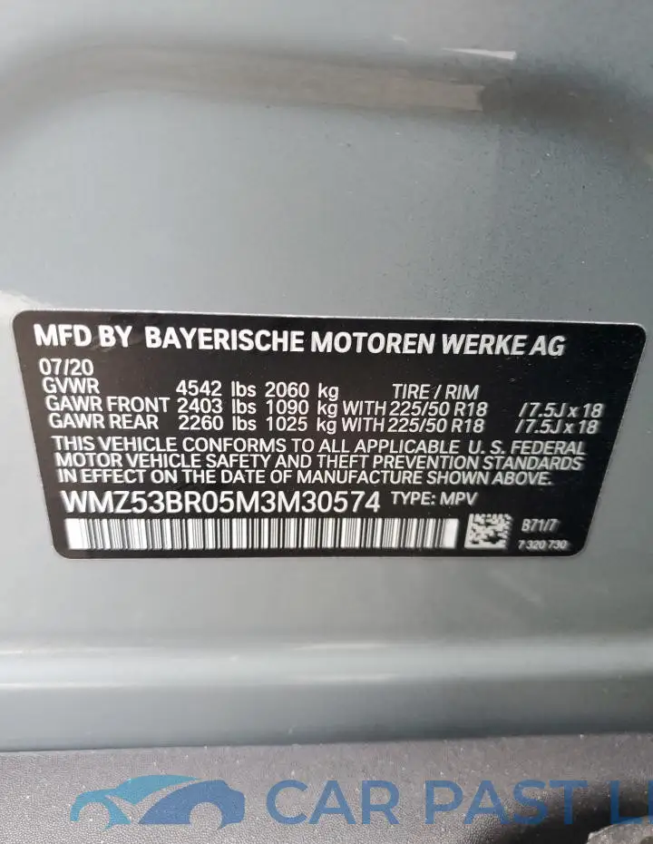 WMZ53BR05M3M30574# 12