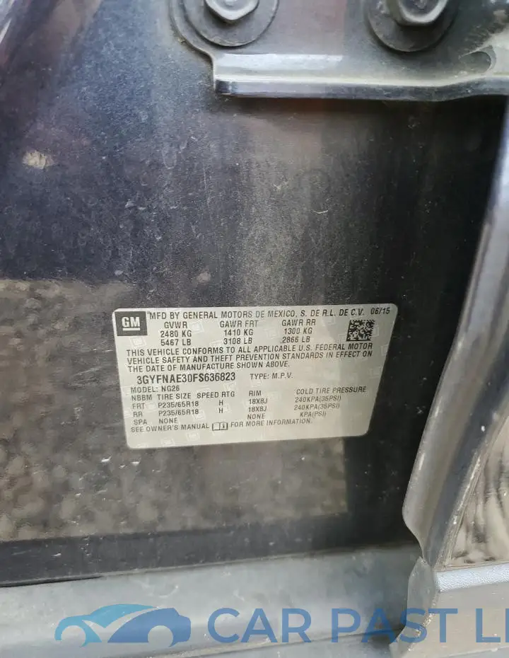 3GYFNAE30FS636823# 14