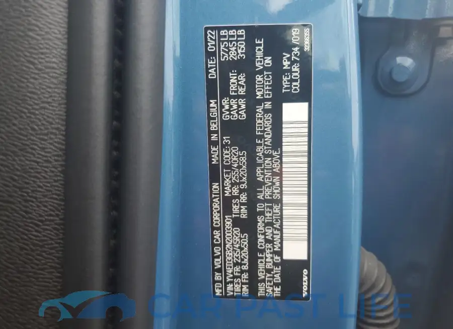 YV4ED3GB2N2003901# 13