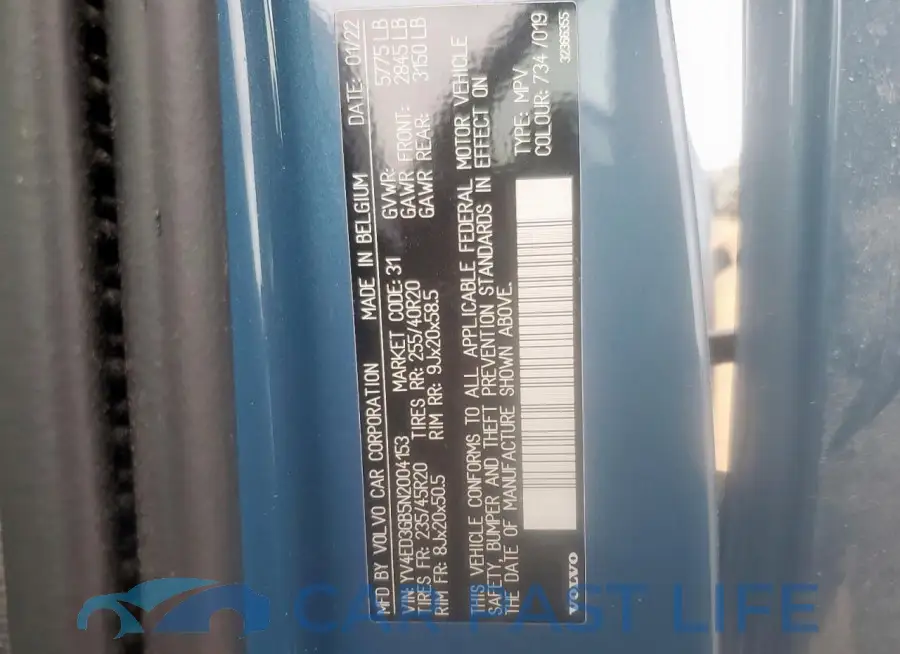 YV4ED3GB5N2004153# 12