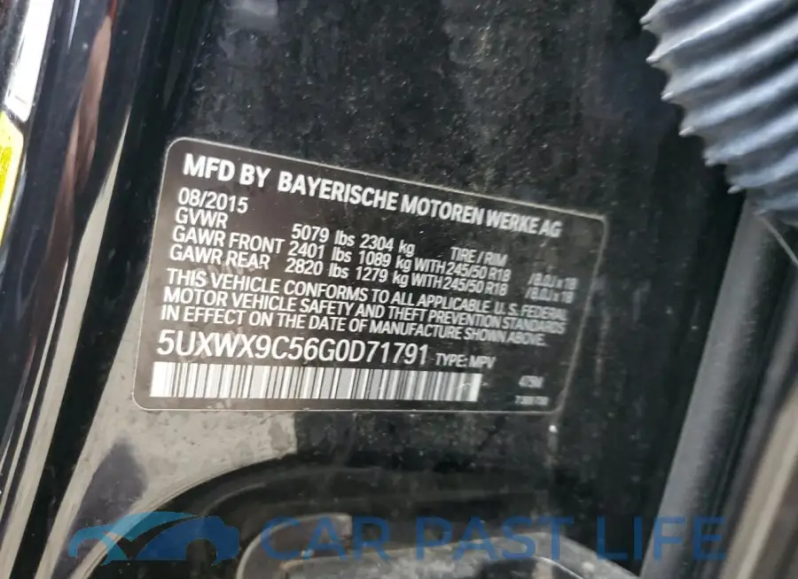 5UXWX9C56G0D71791# 13