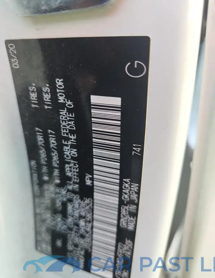 JTEBU5JR4L5807535# 12