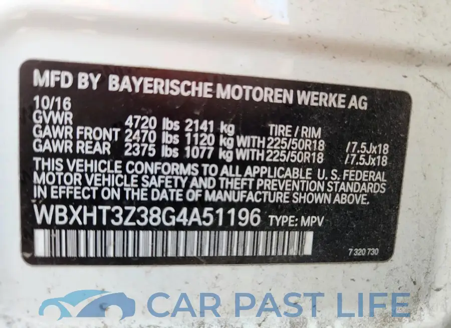WBXHT3Z38G4A51196# 13