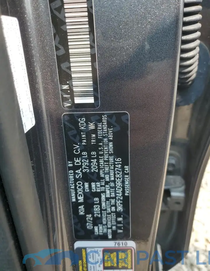 3KPF24AD9RE827416# 12