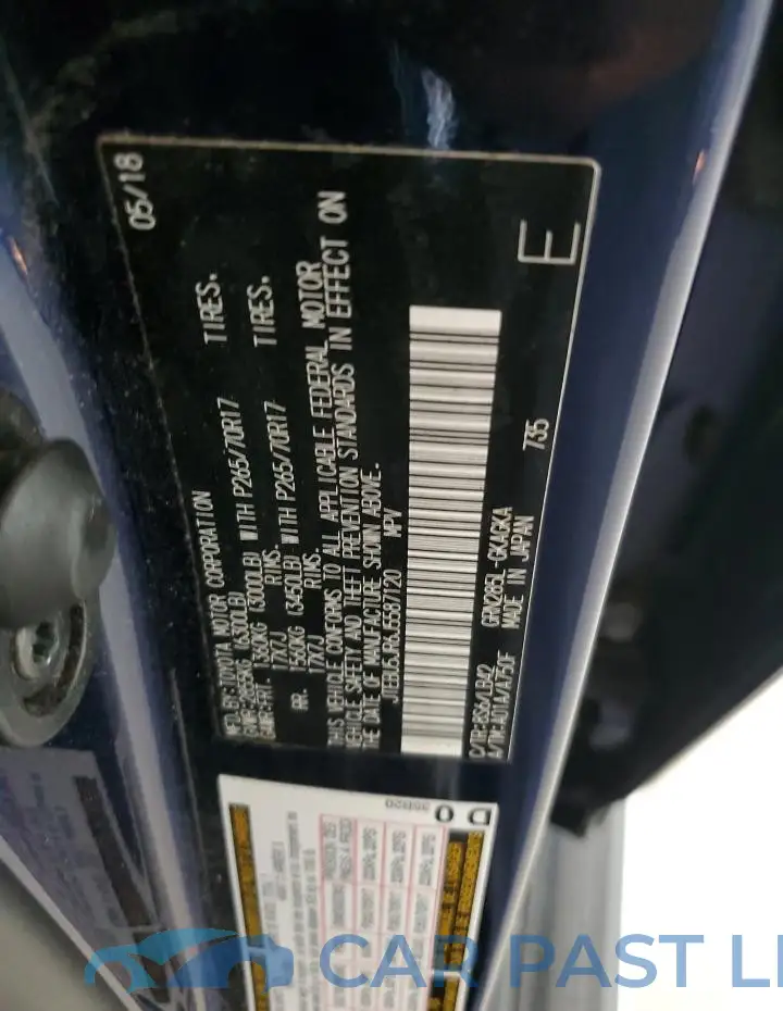 JTEBU5JR6J5587120# 13