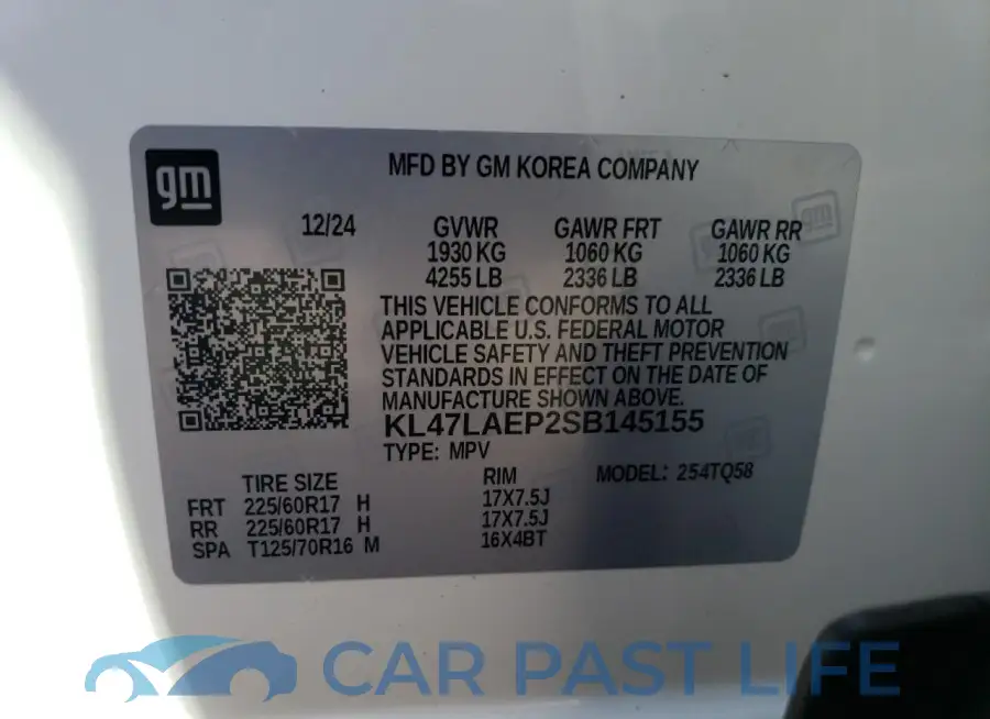 KL47LAEP2SB145155# 12