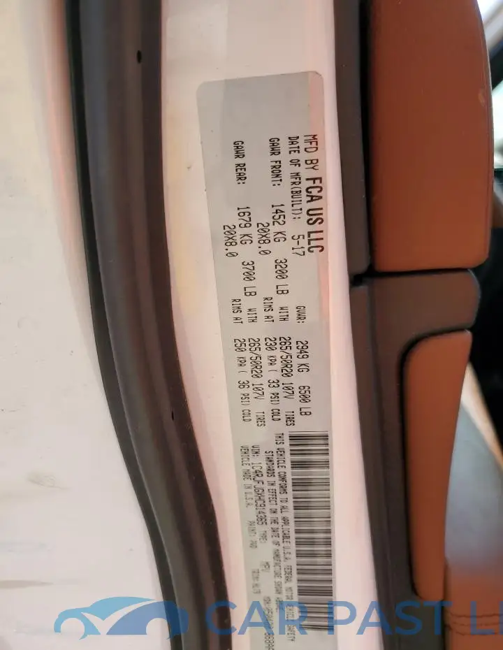 1C4RJFJGXHC914365# 13