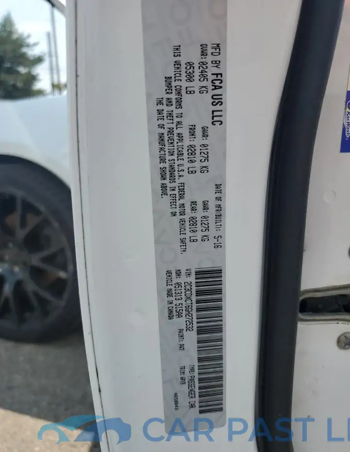 2C3CDXCT6GH272532# 12